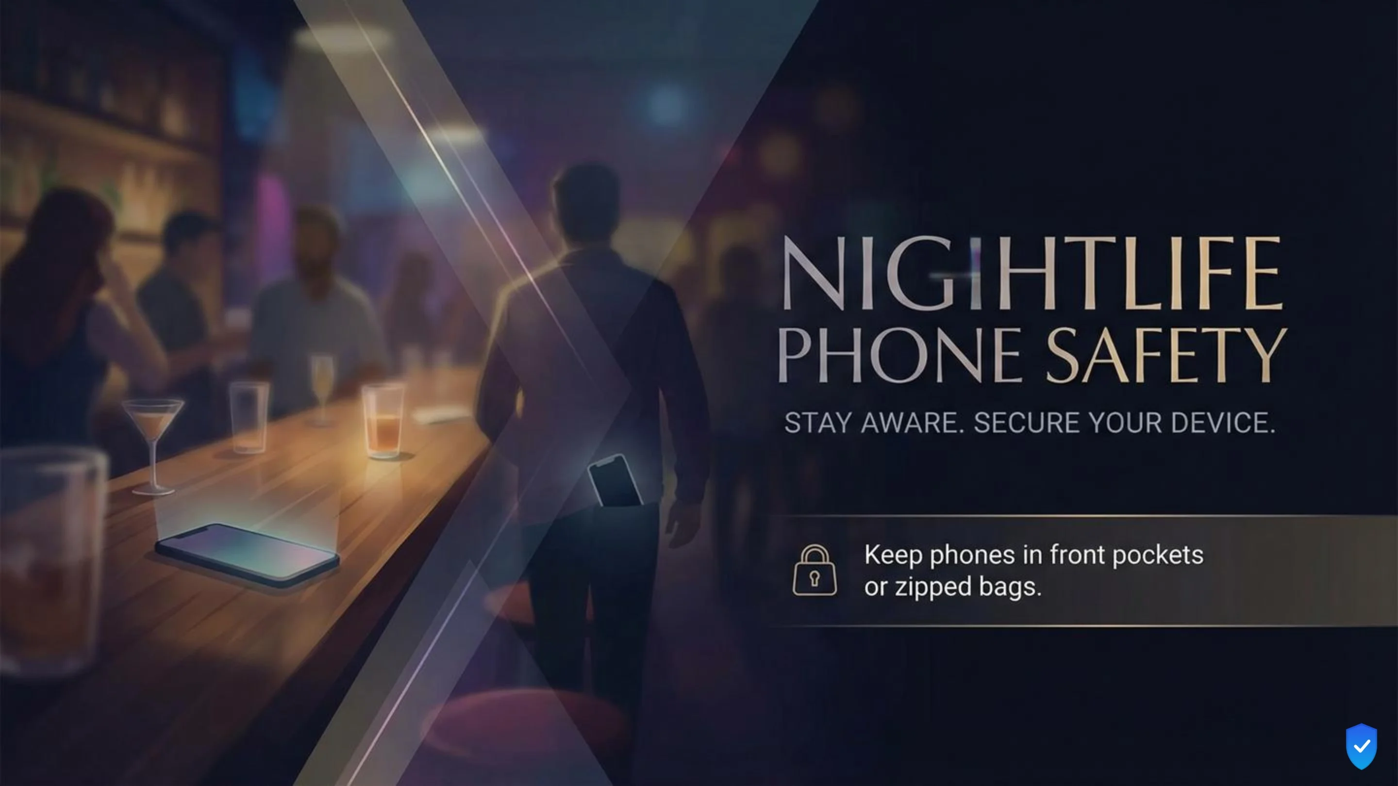 Nightlife phone safety, slide 1 of 6