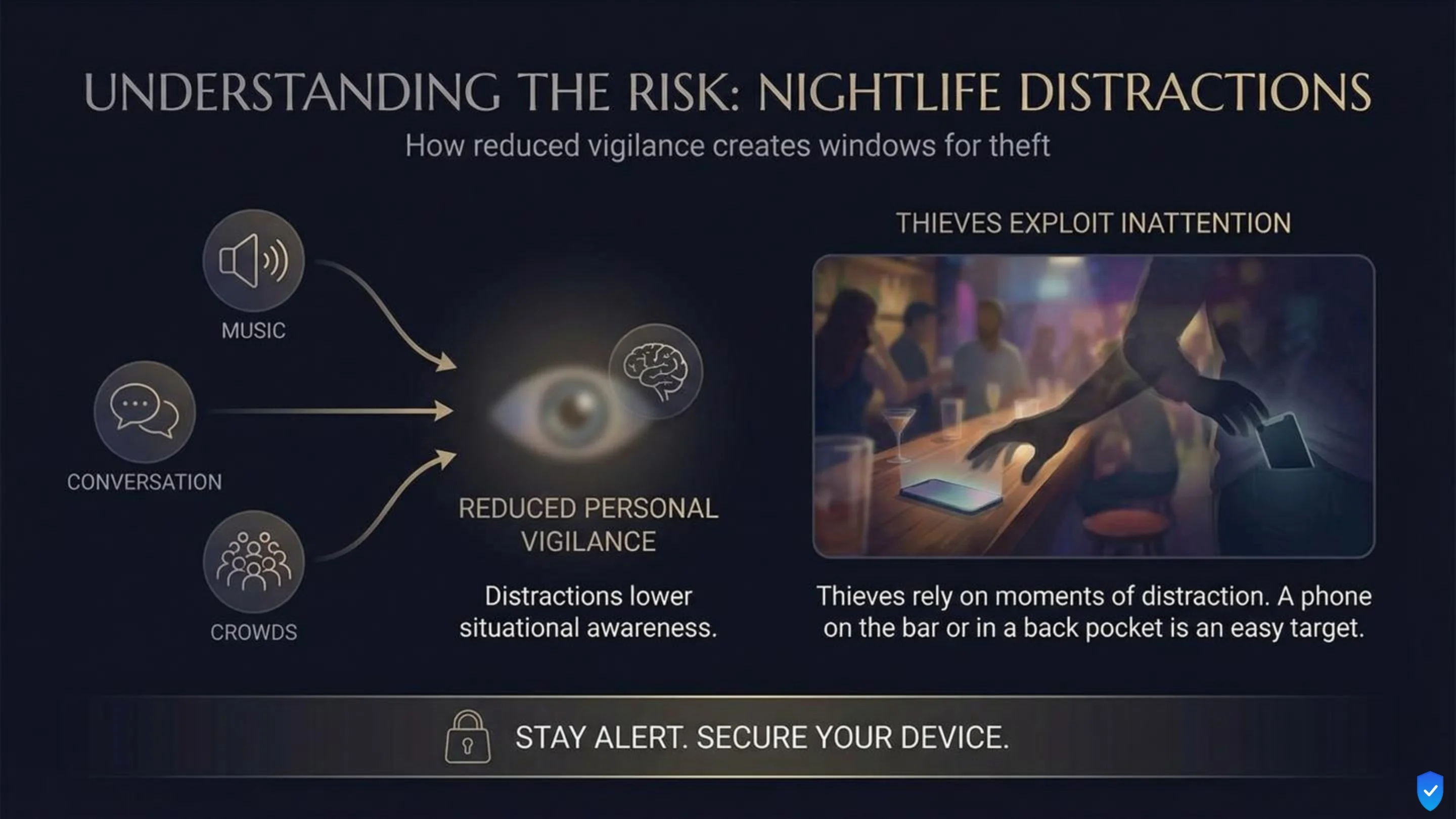 Nightlife phone safety, slide 2 of 6