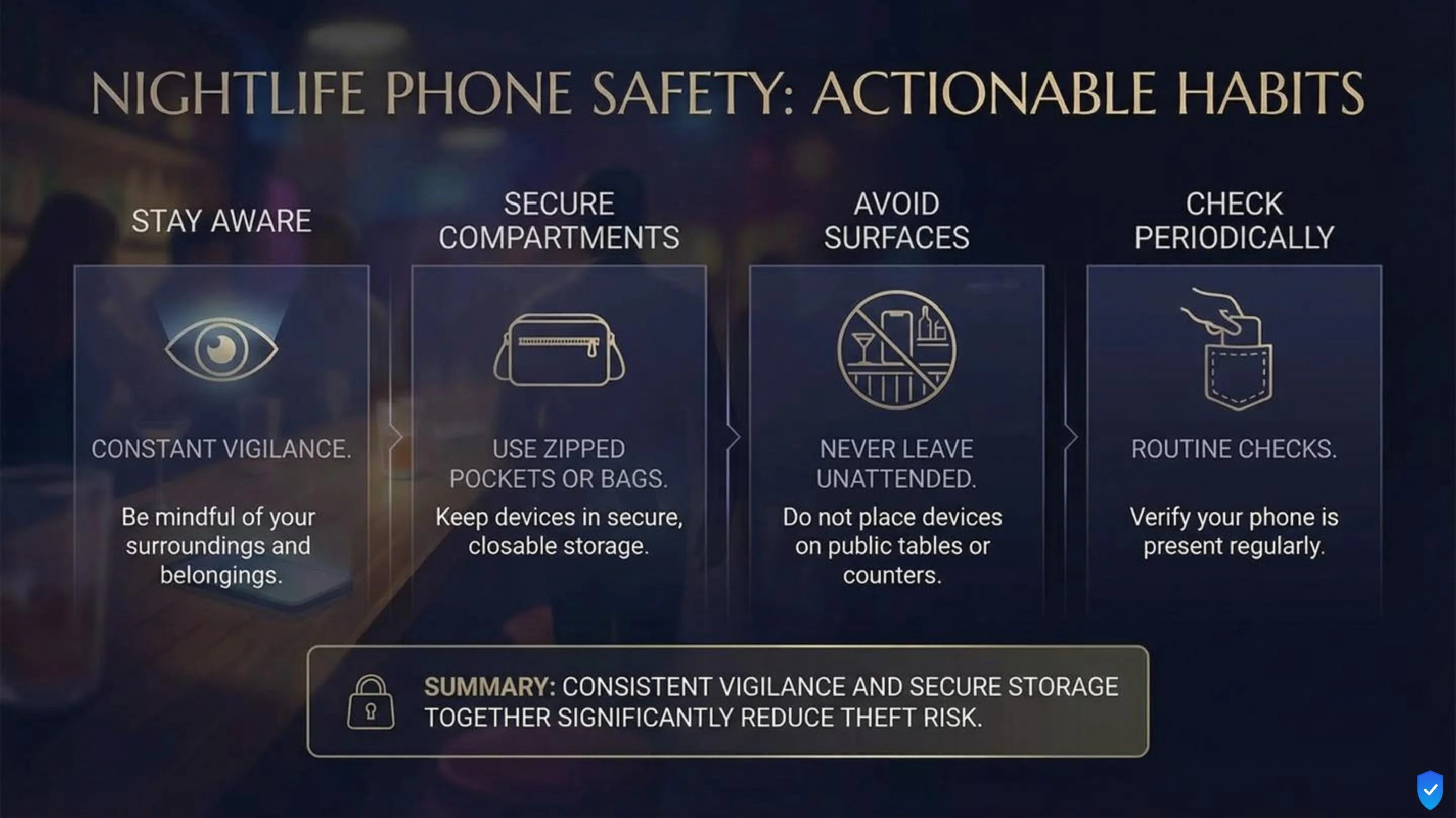 Nightlife phone safety, slide 5 of 6