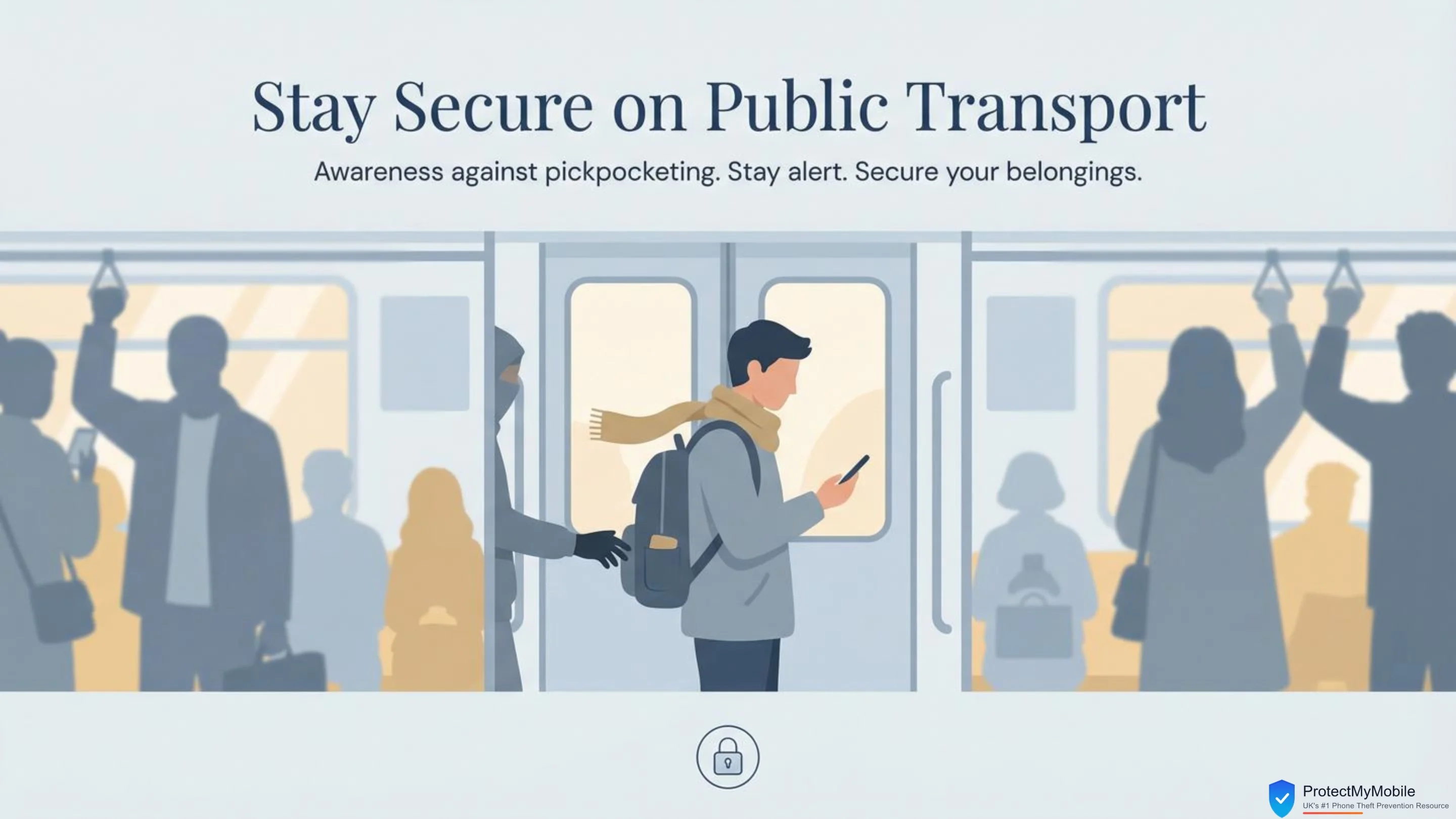 Staying secure on public transport, slide 1 of 8