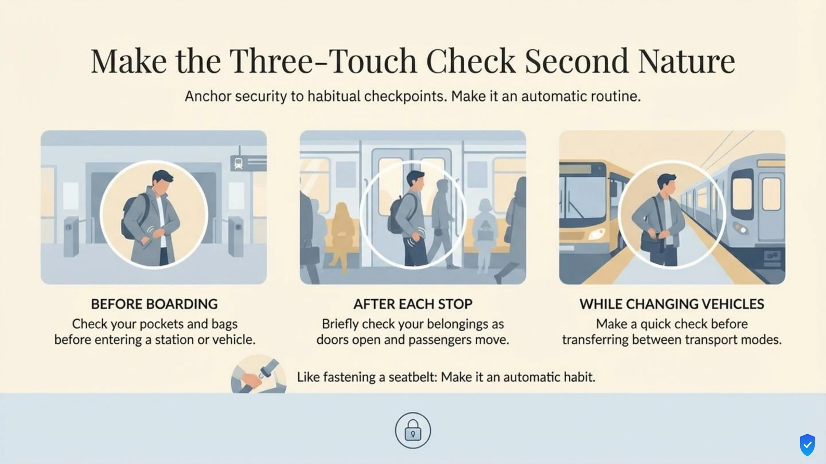Staying secure on public transport, slide 7 of 8